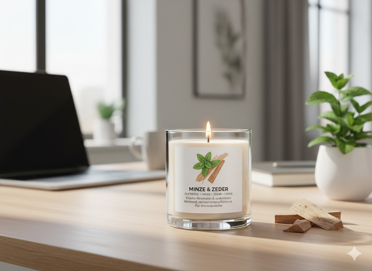 Minze & Zeder Duftkerze